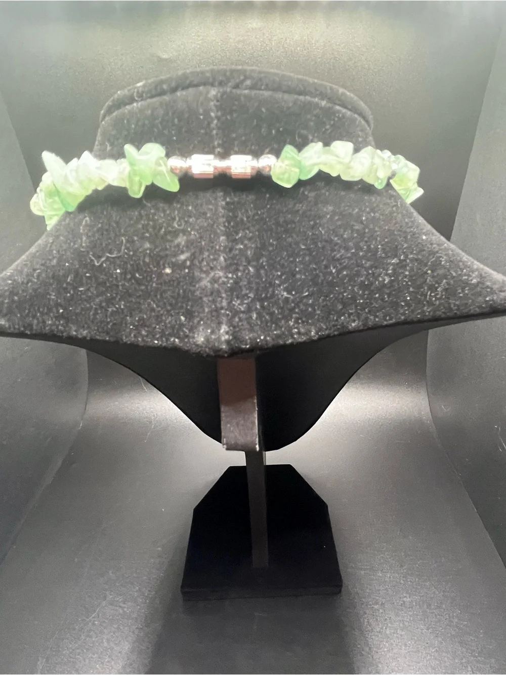 Vintage Green Aventurine Chip Necklace with Aventurine Pendant 20” Natural Stone